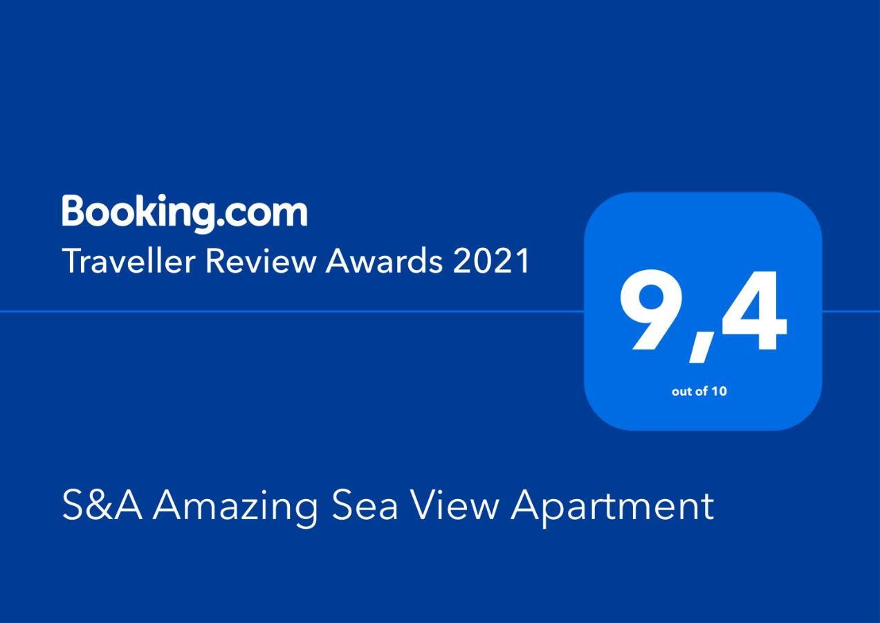 S&A Amazing Sea View Apartment Rhodes City Esterno foto